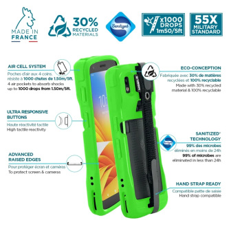 Funda de seguridad Protech Case Safety Green, Mobilis