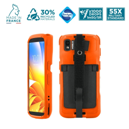 Funda blanda Mobilis Protech Case Safety Orange+HDSP