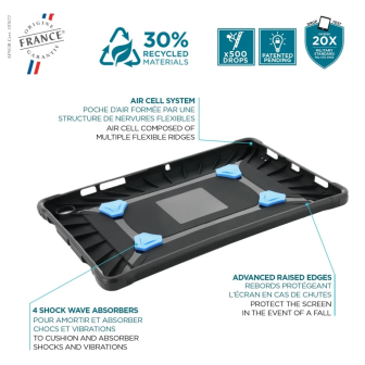 Funda Protech con soporte y correa para iPad 11" 2025