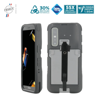 Funda con handstrap Mobilis Protech Case Zebra TC501