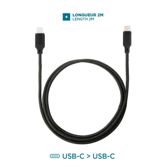 Cable USB C / Magnetic USB C Mobilis 2 m 60W