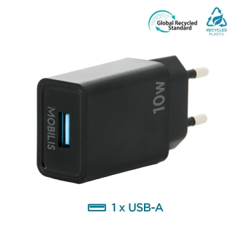 Cargador de pared Mobilis Fast Wall Charger EU 10W