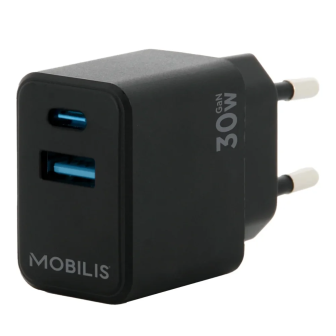 Cargador de pared Mobilis Fast Wall Charger EU