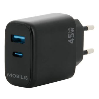 Cargador de pared Mobilis Fast Wall Charger EU