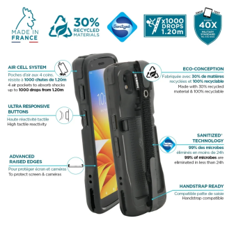 Fundas protectora con correa MOBILIS para TC22 y TC27
