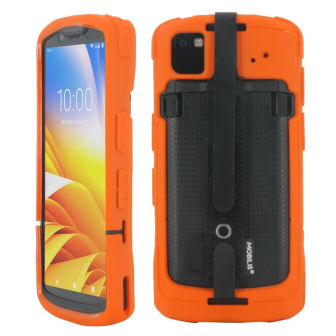 Funda Protech naranja con correa para Zebra TC53-TC58