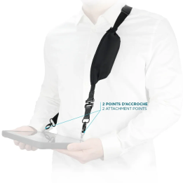 Correa de hombro universal Mobilis con bolsillo expandible