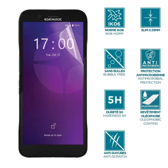 Protector de pantalla antichoque IK06 para Datalogic Memor