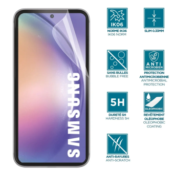 Protector de pantalla antichoque IK06 claro para Galaxy A54 5G
