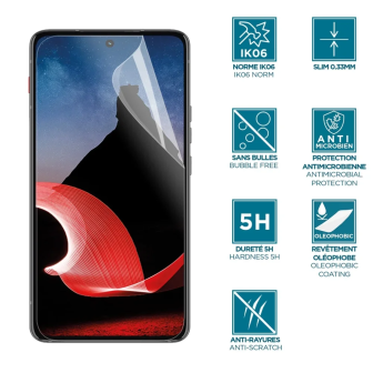Protector de pantalla antichoque IK06 transparente