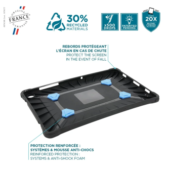 Funda PROTECH con soporte y correa para Galaxy Tab A9+ 11I