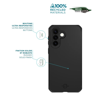 Funda Mobilis Spectrum R para Galaxy A37 5G, negro mate