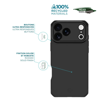 Funda para iPhone 17 Pro Spectrum_R Mobilis negra