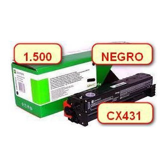 Lexmark Tóner Negro 1.5k (CX431)