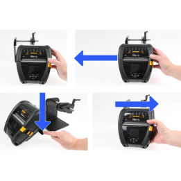 Brodit Soporte para impresora con MoveClip y rollo de etiquetas