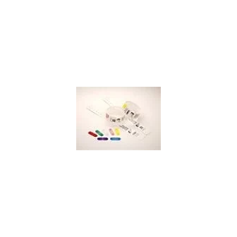 Kit de cierre con clip Zebra amarillo, 275 piezas