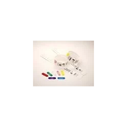 Kit de cierre con clip Zebra amarillo, 275 piezas