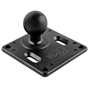 Base cuadrada con esfera RAM Mounts 9 cm