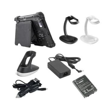 Zebra battery charging station, 3 slots