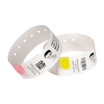 Brazaletes Zebra Z-Band Fun amarillos para impresoras