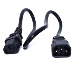 Cable de extensión de alimentación Zebra C13 a C14, 0,5 m