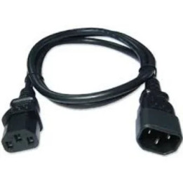 Cable prolongador de alimentación Zebra, 1 m, C13 a C14