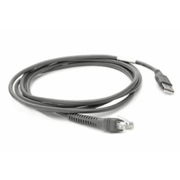 Cable de conexión USB Zebra recto de 2,1 m