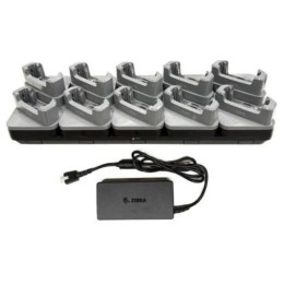 Base de carga Zebra para TC501 con funda, 10 ranuras