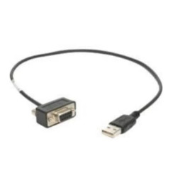 Cable de conexión USB Zebra recto de 45 cm