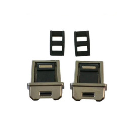 Zebra D-clips para asa blanda y correa de hombro