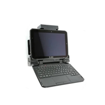 Zebra vehicle charging-/communication station, with lock
