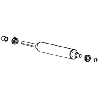 Rodillo de arrastre Zebra ZT510 en kit