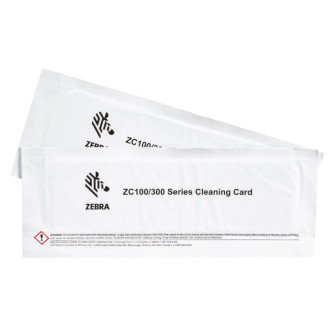 Zebra cleaning card, pack of 2