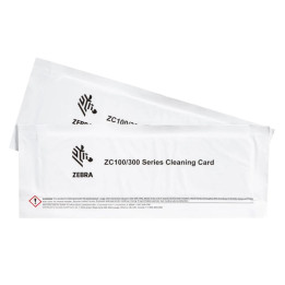 Zebra cleaning card, pack of 2