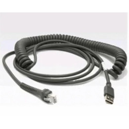 Cable de conexión USB alimentado Zebra para LI3608 y LI3678