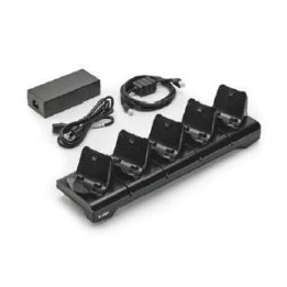 Estación de carga Zebra de 5 ranuras para serie ZQ300