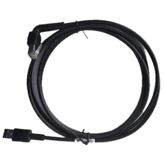 Zebra connection cable, USB, angled
