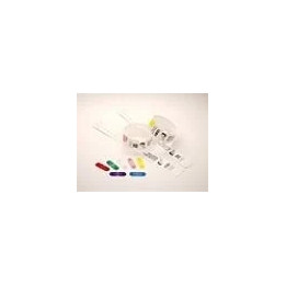 Kit de cierre Zebra Clip Closure rojo, Zebra