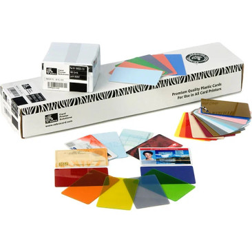 Tarjetas PVC Zebra MIL350 40 mil, caja de 350