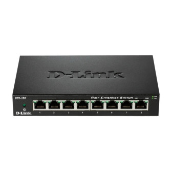 8-PORT 10/100 METAL HOUSING