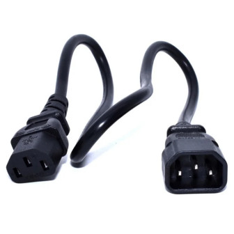 Cable de alimentación Zebra IEC C14 a C13 0,5 m