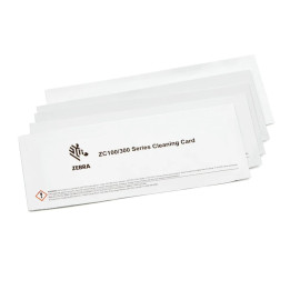 Zebra cleaning cards, 5 cards