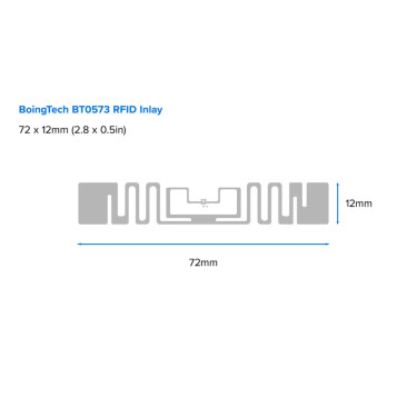LABEL POLYESTER 76X25MM THERMAL
