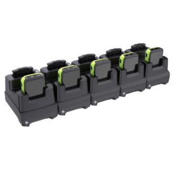 Base de carga Ethernet Zebra de 5 ranuras para WS50
