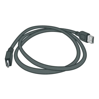 Cable USB 2.0 en ángulo fijo Zebra TTP 2000/210