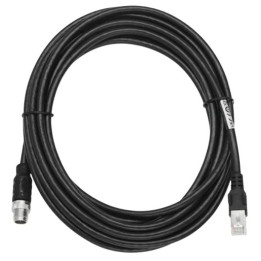 Cable Ethernet Zebra M12 X-coded a RJ45 Standard Flex 5 m