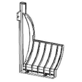 Carcasa trasera inferior Zebra para Z4M y Z6M