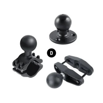 Placa VESA RAM Mounts reforzada en acero con bola D