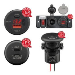 Cable conector RAM Mount para cargador USB de panel