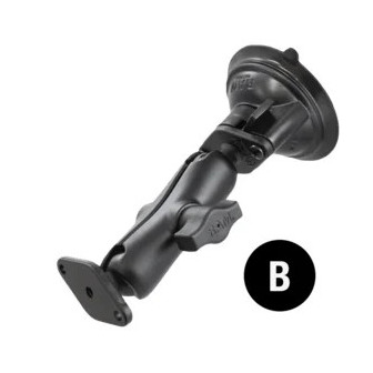 Set de soporte RAM (Mount) con base redonda y brazo largo